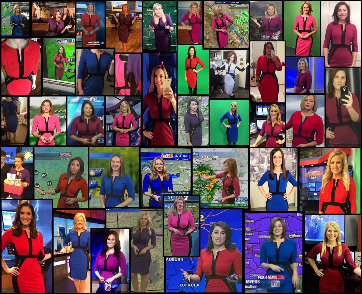 Dozens of female meteorologists across the United States are donning the same ensemble in front of the green screen to meet the strict standards of their stations' dress codes.