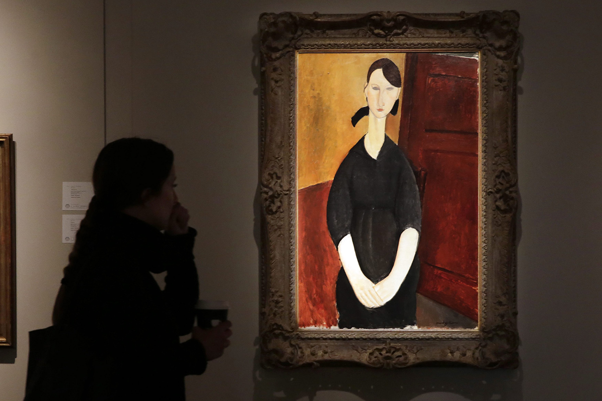Modigliani’s “Paulette Jourdain,” was estimated at $25 million.