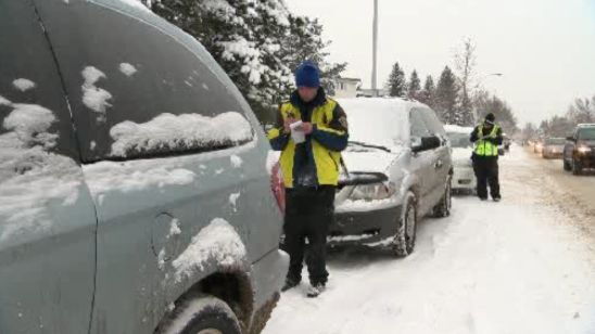 Extended snow route parking ban in effect Sunday - image