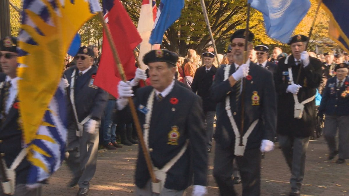 Nude man removed from Kelowna Remembrance Day ceremony - image