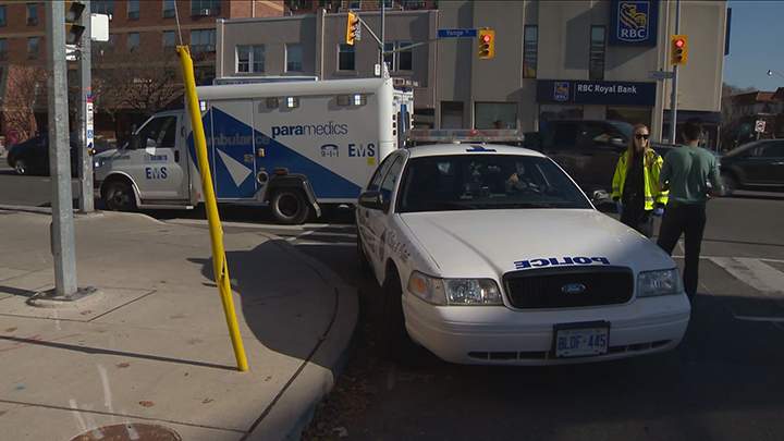 Police responded to a road rage incident near Yonge Street and Briar Hill Avenue on Nov. 9, 2015.