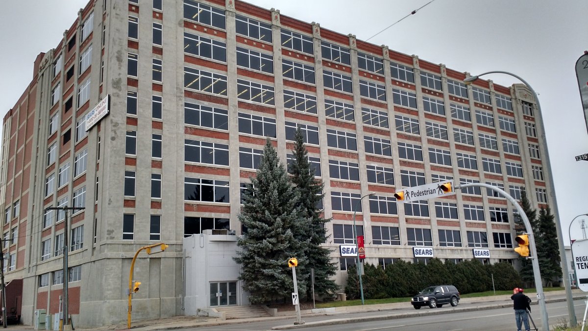 An application ahs been filed, and withdrawn to demolish the Robert Simpson Warehouse.