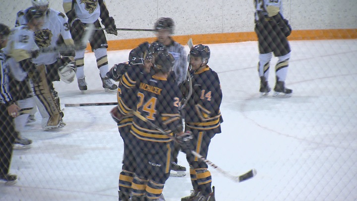 There was not much celebrating for the University of Lethbridge hockey teams this weekend.
