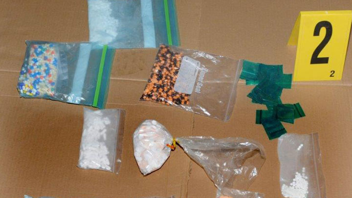 Three people from out-of-province charged after Mounties seize hundreds of pills in Swift Current, Sask. drug bust.