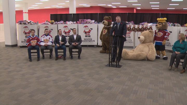 The Edmonton Oil Kings will host the 9th annual Teddy Bear Toss on Dec.5 against the Swift Current Broncos. 
