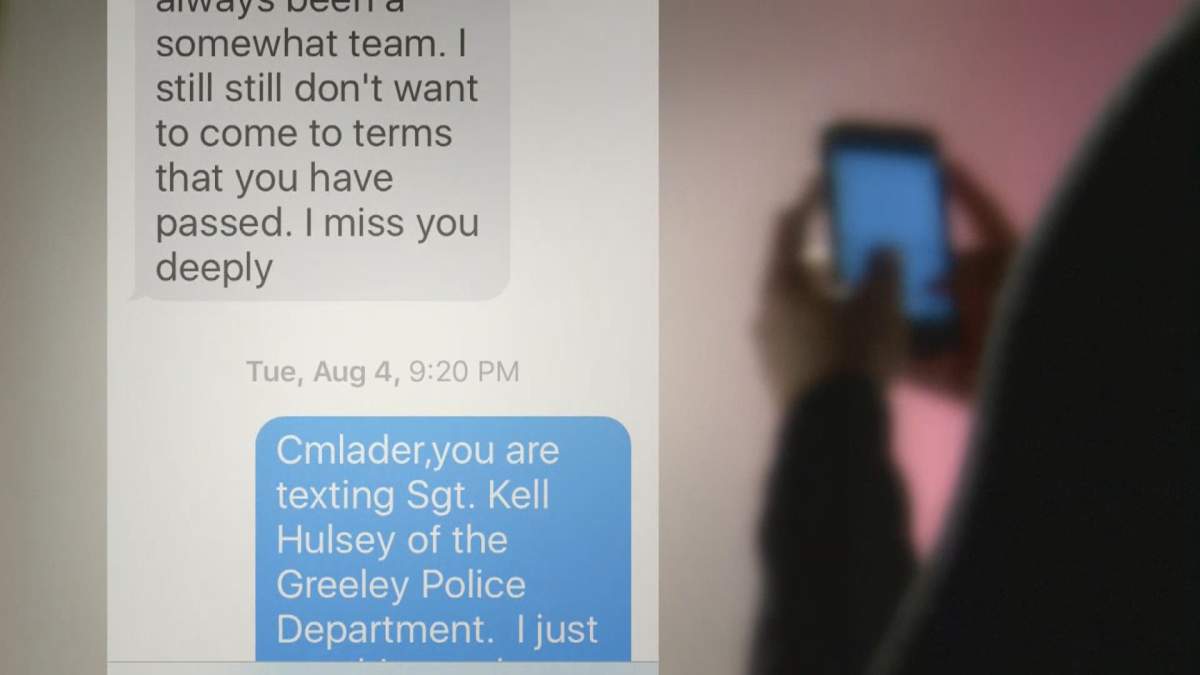 This photo shows the initial interaction between Adler and Husley.