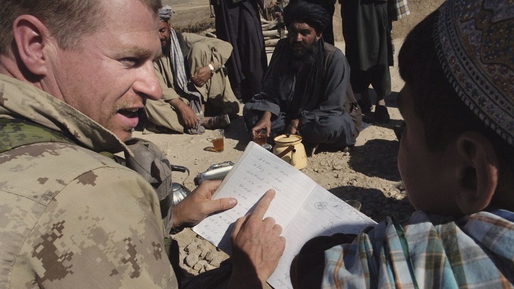 Trevor Greene in Afghanistan.