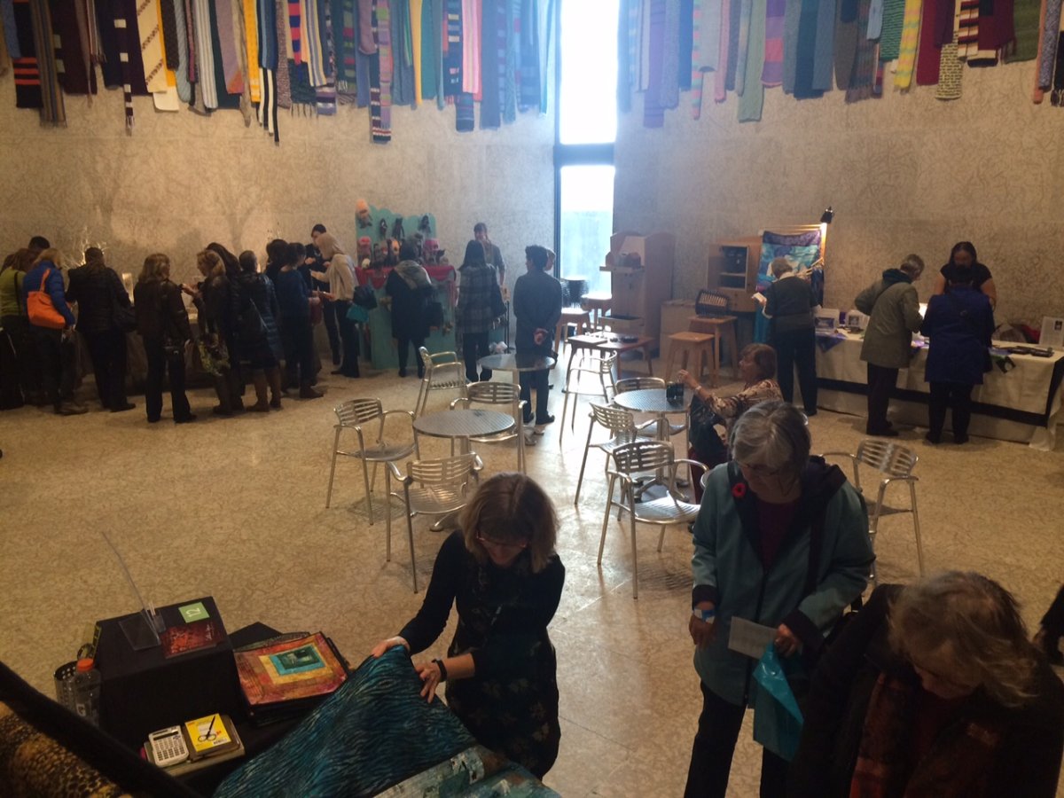 Winnipeg Art Gallery hosts four-floor weekend craft fair.