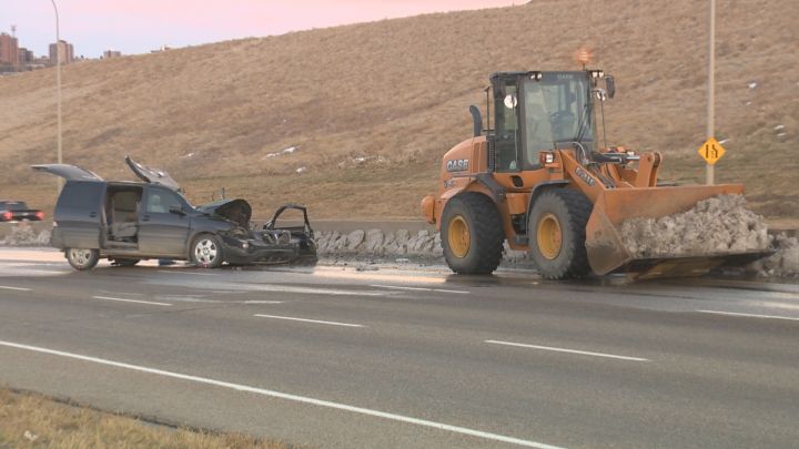 The 72-year-old driver of a Pontiac Montana died after colliding with the back of a City of Lethbridge case loader on Nov. 13, 2015.