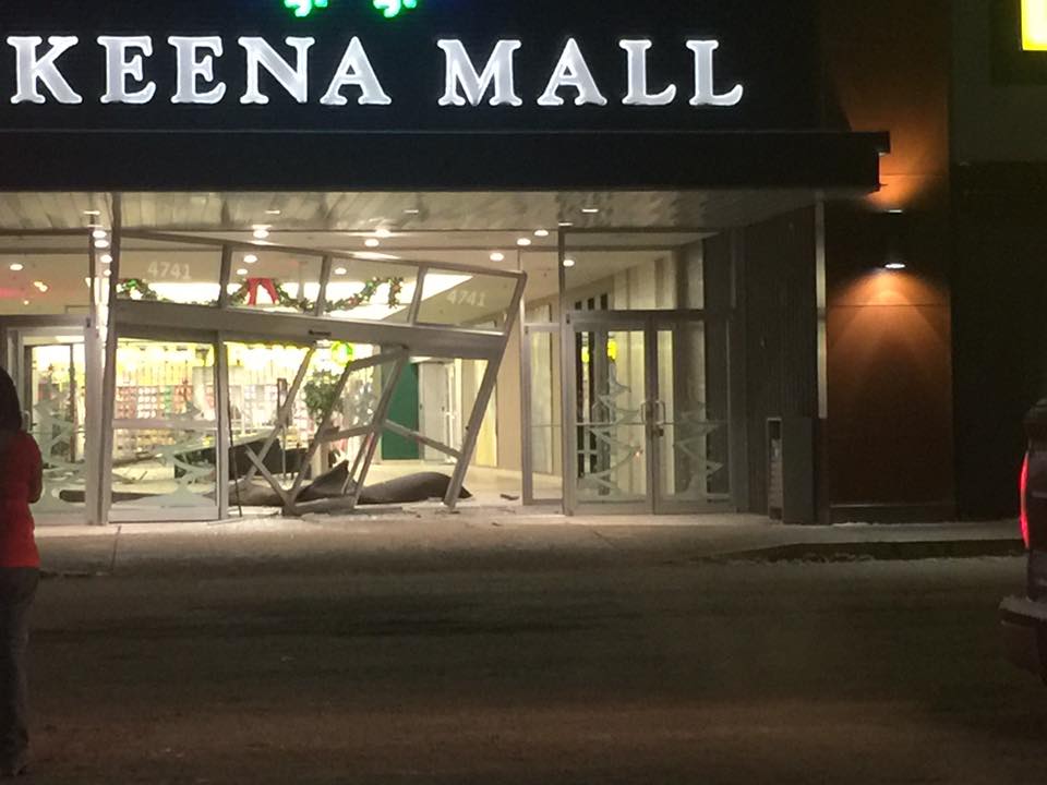 Police have arrested the man suspected of driving his vehicle through the Skeena Mall in Terrace, B.C., on December 28, 2015. 