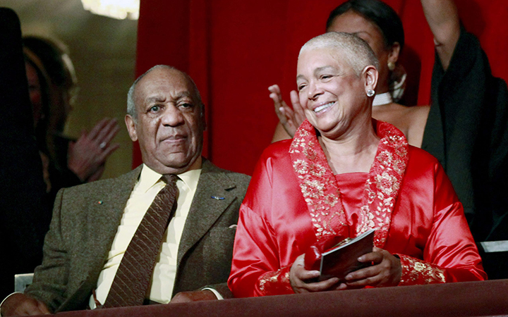 Comedian Bill Cosby and his wife Camille appear at the John F. Kennedy Center for Performing Arts before Bill Cosby received the Mark Twain Prize for American Humor in Washington. Camille Cosby will answer questions under oath on Jan. 6, 2016, in her first deposition since dozens of women came forward over the last year with sexual abuse allegations against her husband.  