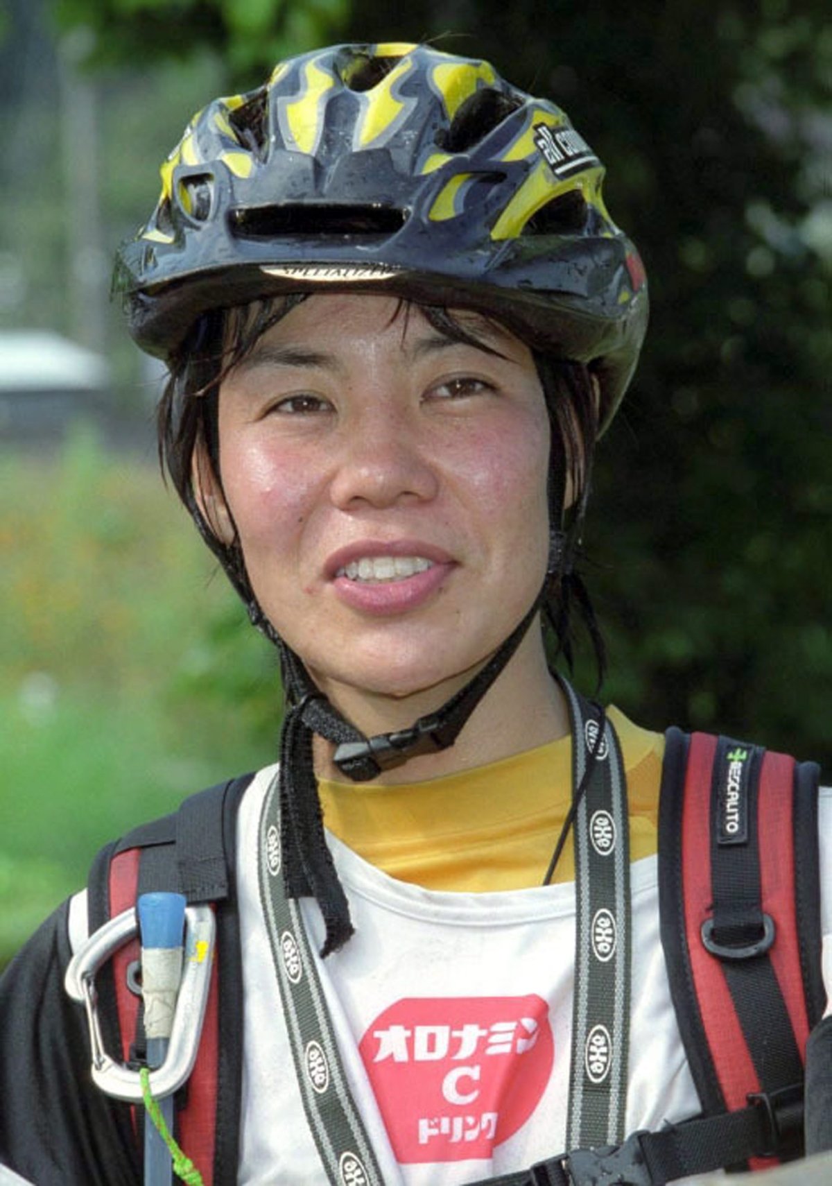 This September, 2001 photo, shows mountaineer Kei Taniguchi, who climbed Mount Everest in 2007 and became the first woman to win the prestigious Piolet d'Or (Golden Ice Axe) mountaineering award in 2009. A friend and fellow climber, Hiroshi Hagiwara, said Friday, Dec. 25, 2015 that she fell while taking a break on 1,984 meter (6,510 foot)-high Kurodake as she and four companions were descending the peak. Taniguchi died in the accident this week while climbing in the snowy Daisetsuzan range in northern Japan's Hokkaido. She was 43. 