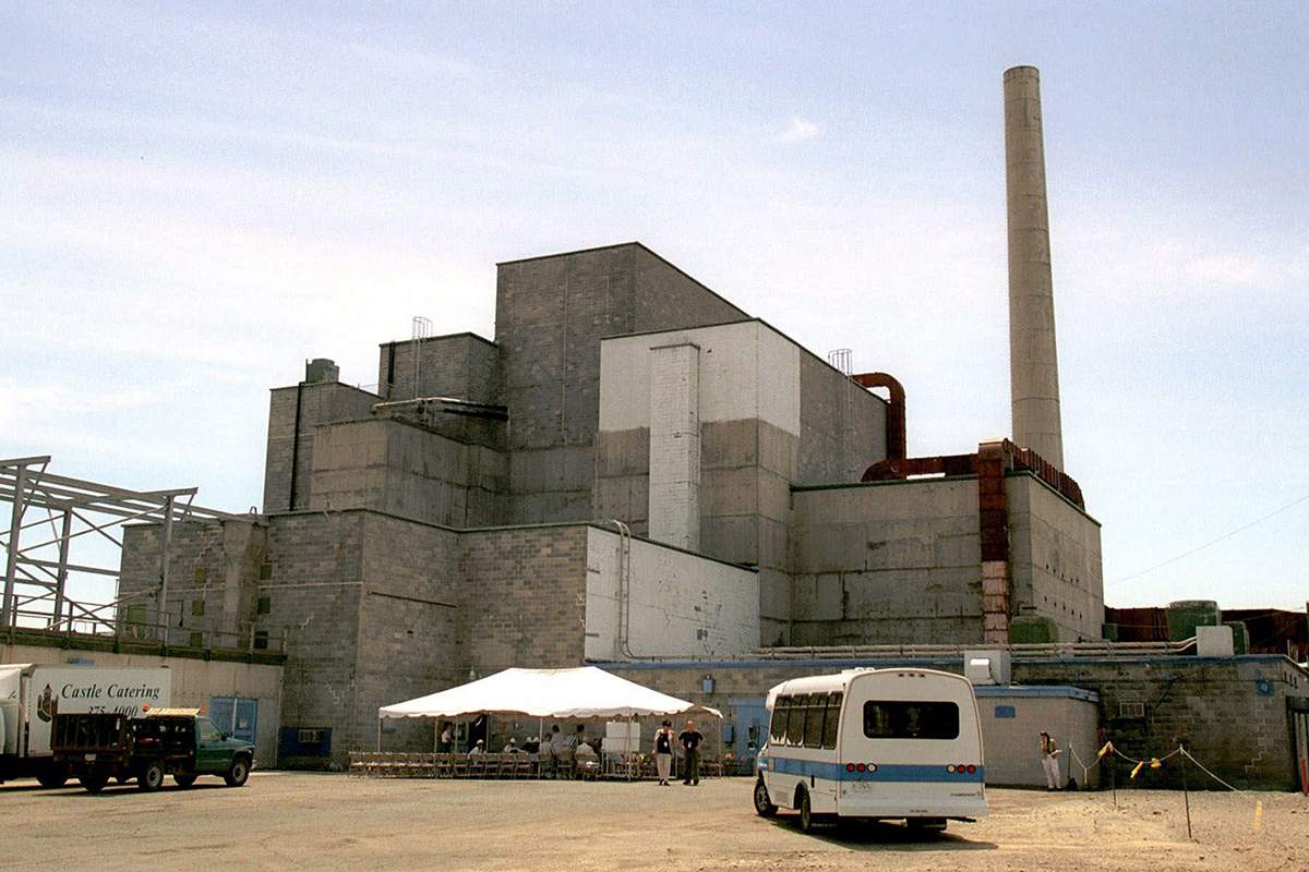 In this June 22, 2000 file photo, the Hanford nuclear reservation is seen near Richland, Wash. More than 70 years ago scientists working in secret created the atomic bomb that ended World War II and ushered the world into the nuclear age.