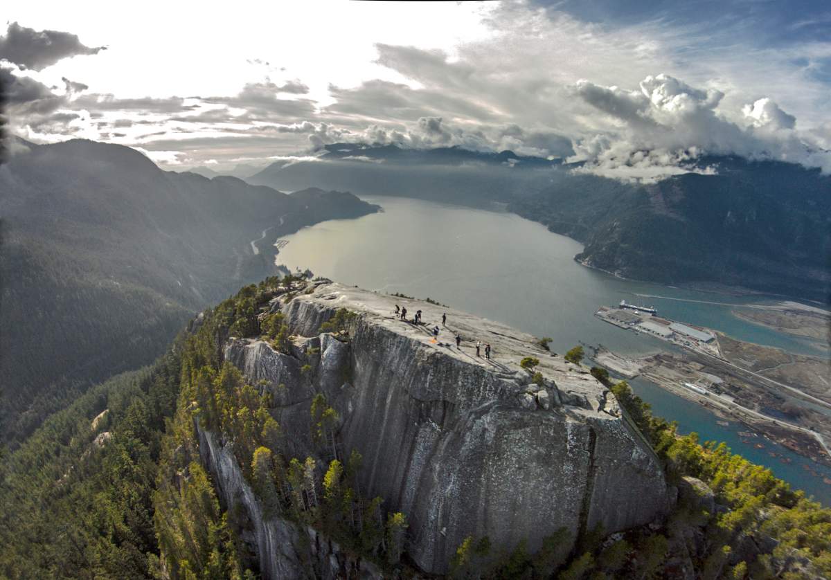 The Stawamus Chief in Squamish, British Columbia.