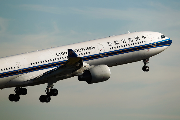 A China Southern Airlines Co. aircraft takes off at Sydney Airport in Sydney, Australia, on Monday, June 22, 2015.