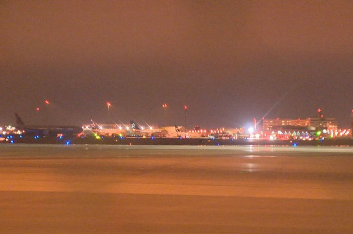 An Air France flight landed in Montreal after an anonymous threat, Tuesday, December 8, 2015.