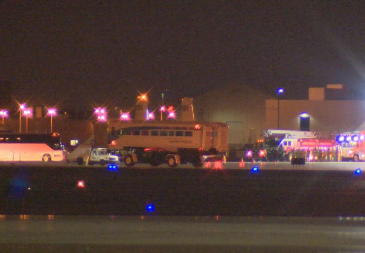 An Air France flight landed in Montreal after an anonymous threat, Tuesday, December 8, 2015.