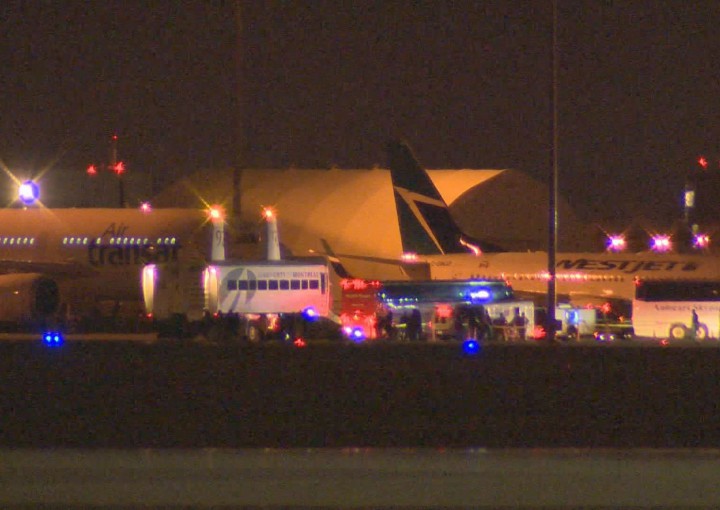 An Air France flight landed in Montreal after an anonymous threat, Tuesday, December 8, 2015.