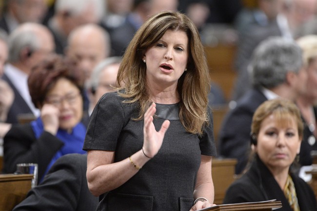 Opposition Leader Rona Ambrose asks a question during question period in the House of Commons on Parliament Hill in Ottawa, on Wednesday, Dec. 9, 2015. 