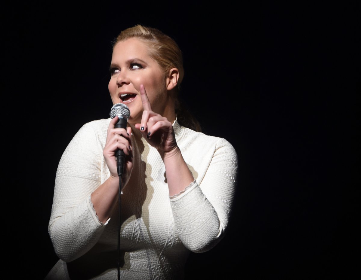 Actress Amy Schumer performs onstage in November 2015.