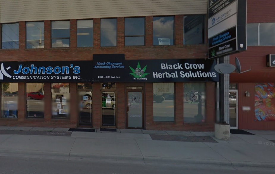 RCMP are investigating an armed robbery at the Black Crow Herbal Dispensary.