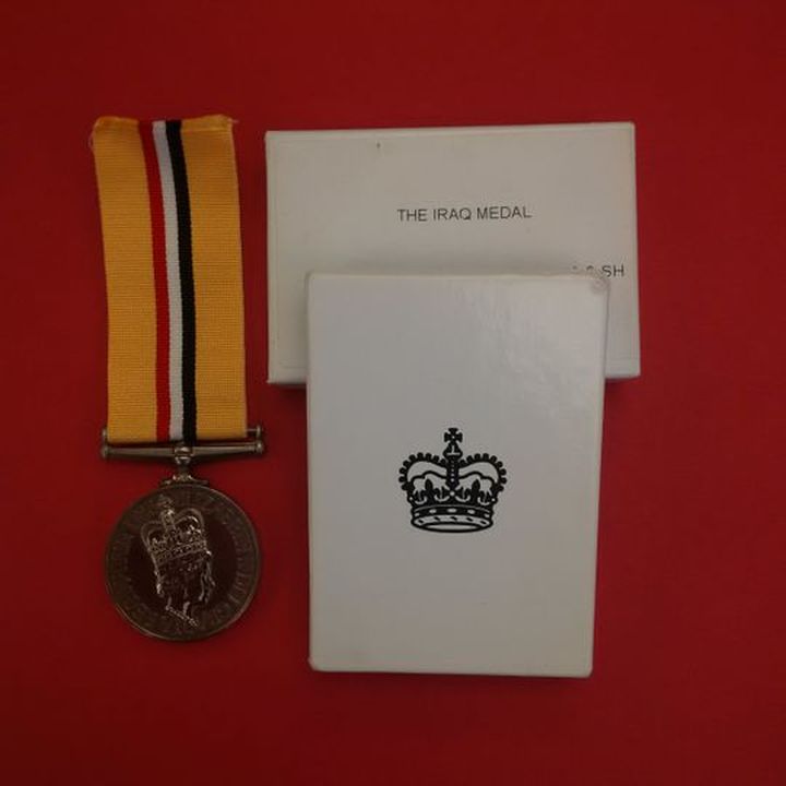 Stolen British army medal