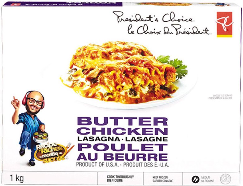 Loblaw Companies Limited recalled the Butter Chicken Lasagna on Dec. 4, 2015. 