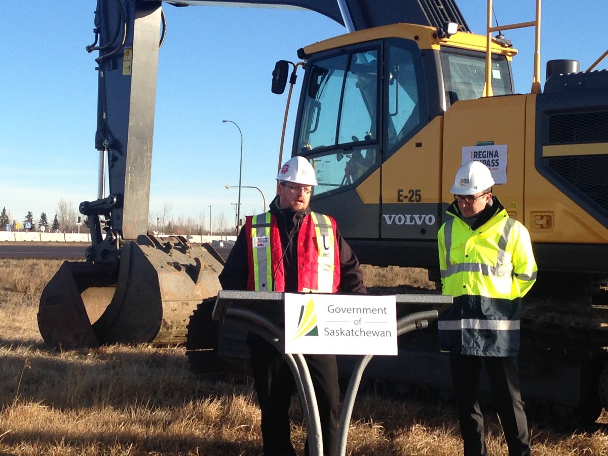 The construction is the first phase of the $1.8 billion bypass project, which is the largest infrastructure undertaking in the Saskatchewan's history.