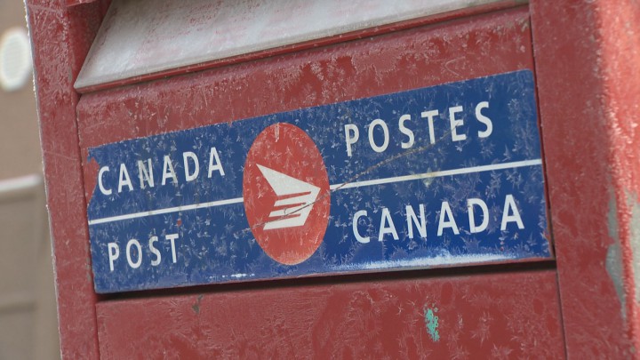FILE: A Canada Post mailbox.