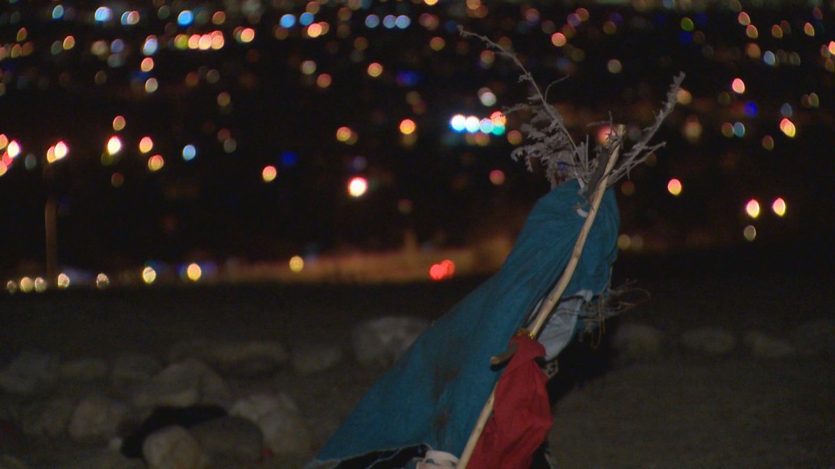 A dead cat was found on a sacred aboriginal landmark at Nose Hill Park on Monday, Nov. 30, 2015. 
