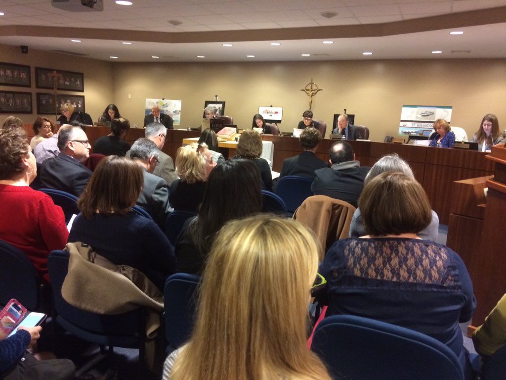 An Edmonton Catholic School Board meeting Tuesday, Dec. 1, 2015.