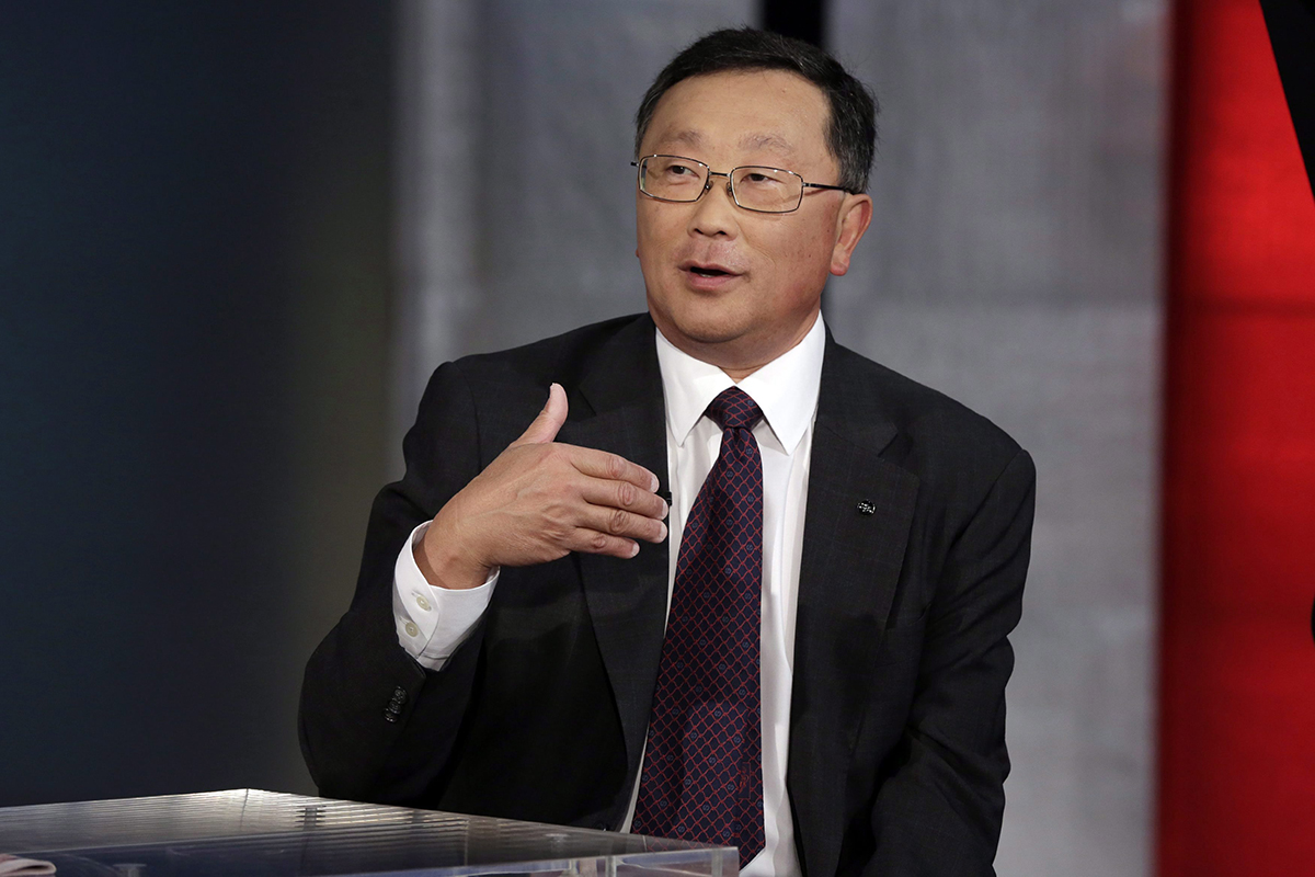 Blackberry CEO John Chen.