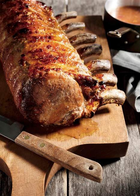 For an alternative to turkey, Roasted Pork Loin With Orange Sauce will make an elegant centrepiece for your festive meal.