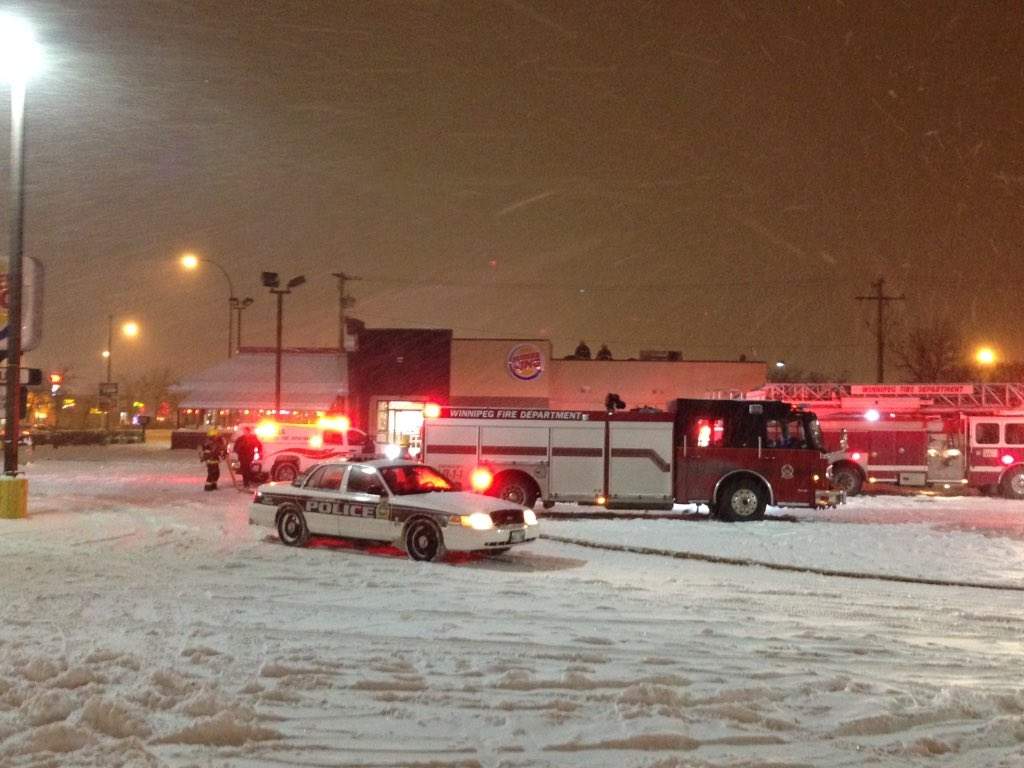 There were no injuries after a fire at a Burger King on Regent Avenue. 