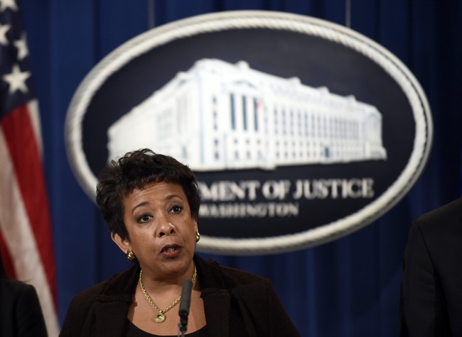 Attorney General Loretta Lynch speaks during a news conference.