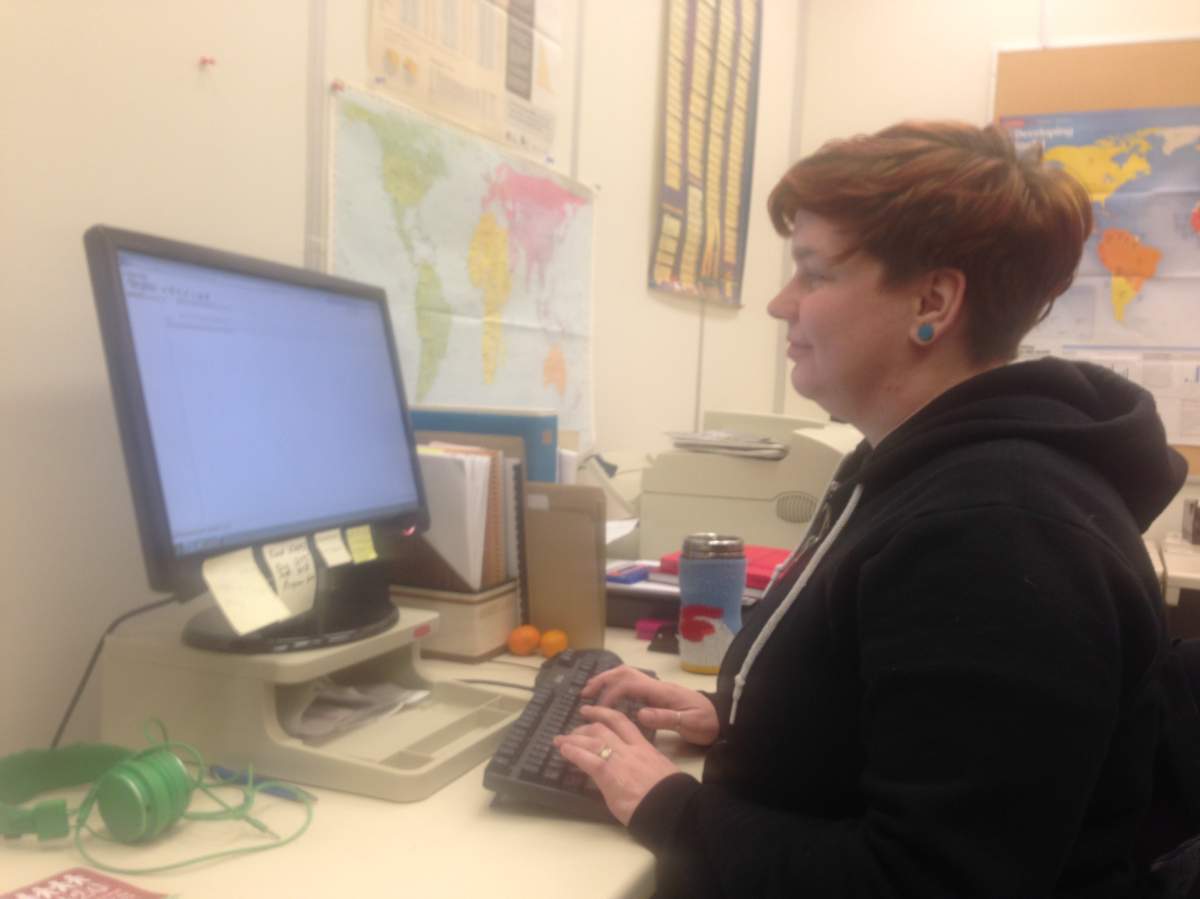 Graduate student Michelle Apps, who is majoring in social work, has been working to dispel the myth that disabled people don't have sex.