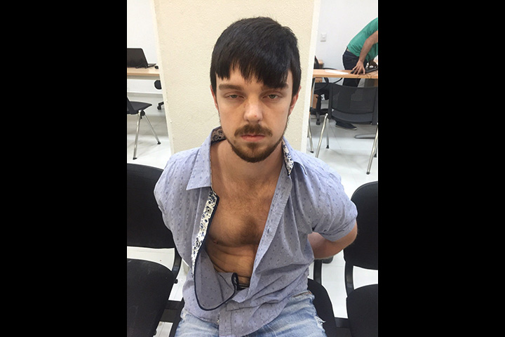 This Dec. 28, 2015 photo released by Mexico's Jalisco state prosecutor's office shows Ethan Couch after he was taken into custody in Puerto Vallarta, Mexico. 