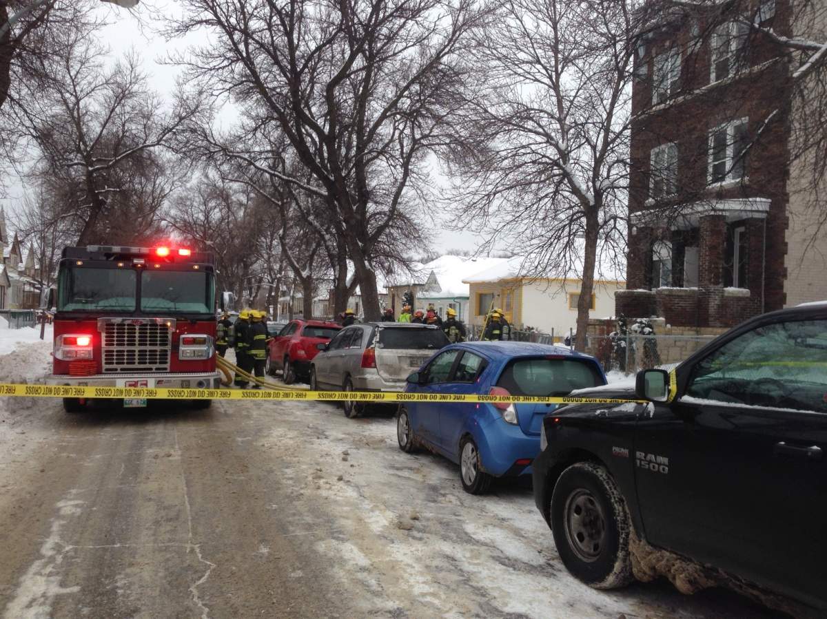 Fire crews are on scene battling an apartment fire in the city's West End. 