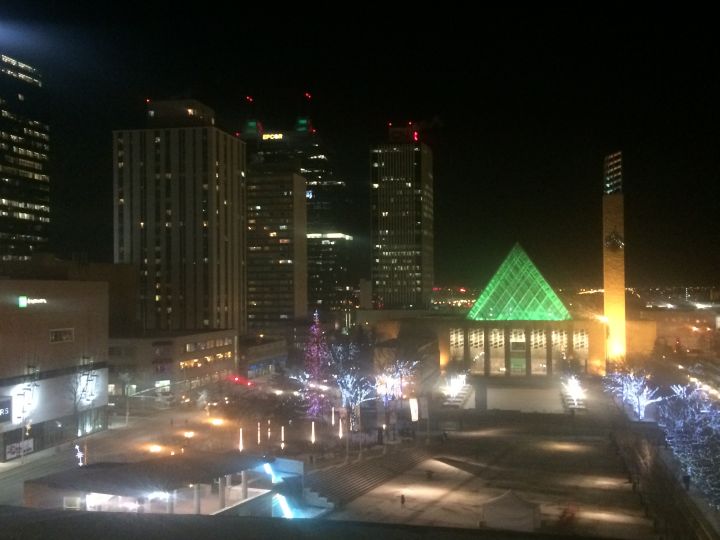 Winston Churchill Square will be lit up in spectacular fashion Thursday night for the annual New Year's Eve fireworks display. 