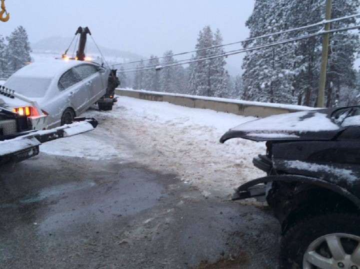 Emergency crews have been kept busy with several crashes throughout the valley. Kelowna crews responded to two accidents on Highway 33 within a few hours of each other. 