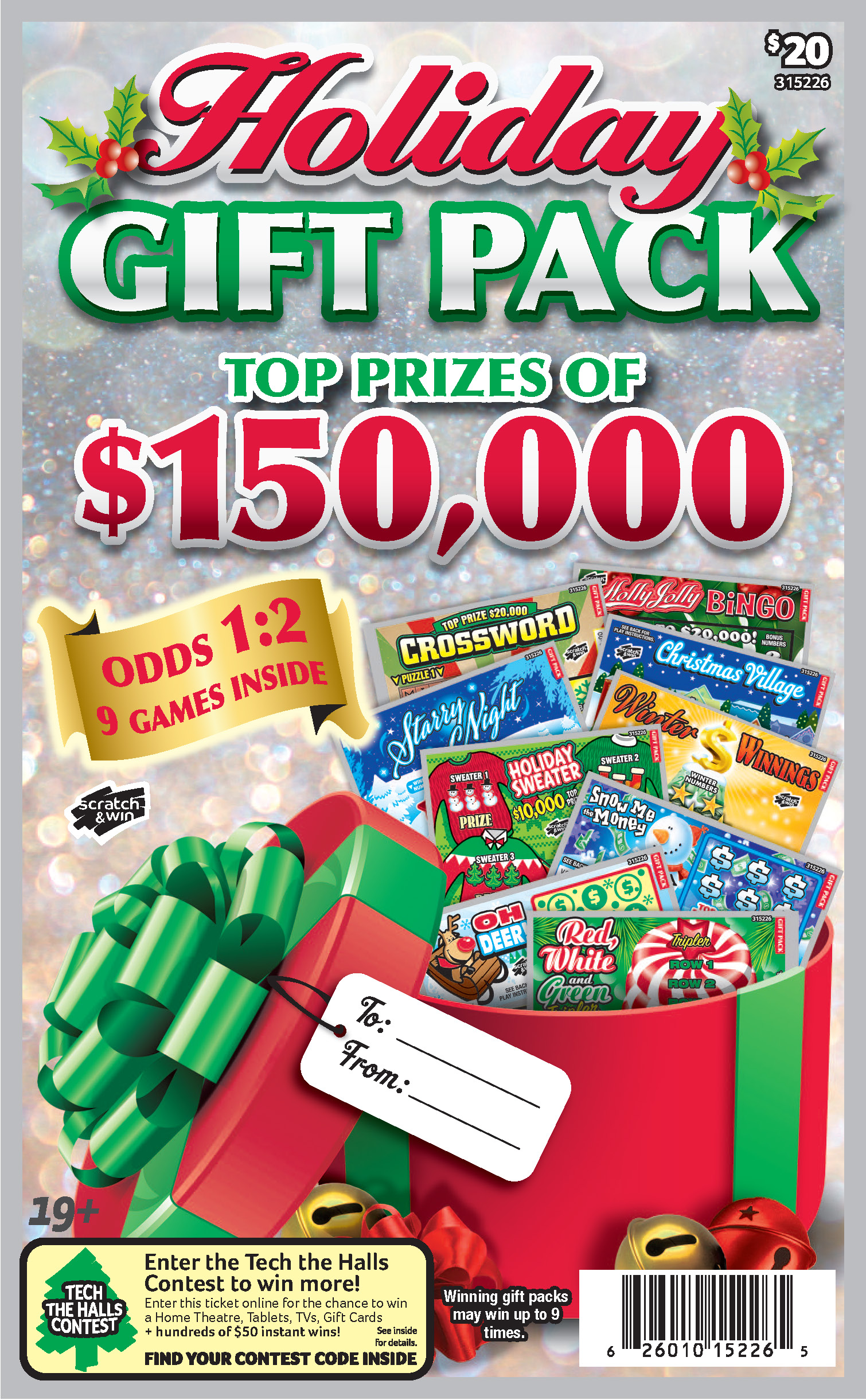 Holiday lotto clearance tickets