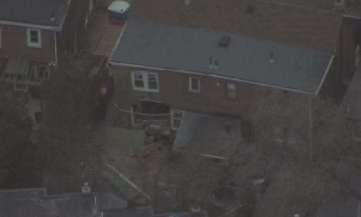 A home located at 77 Corley Avenue has been evacuated due to the possibility of a collapse.