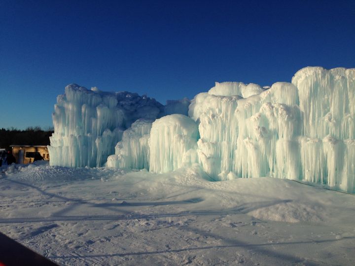 Ice sculptors have spent weeks building a massive ice castle in Edmonton’s Hawrelak Park. The exhibit opened on Wednesday.