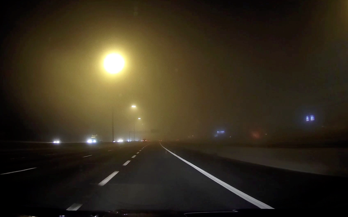 Alberta fog highway