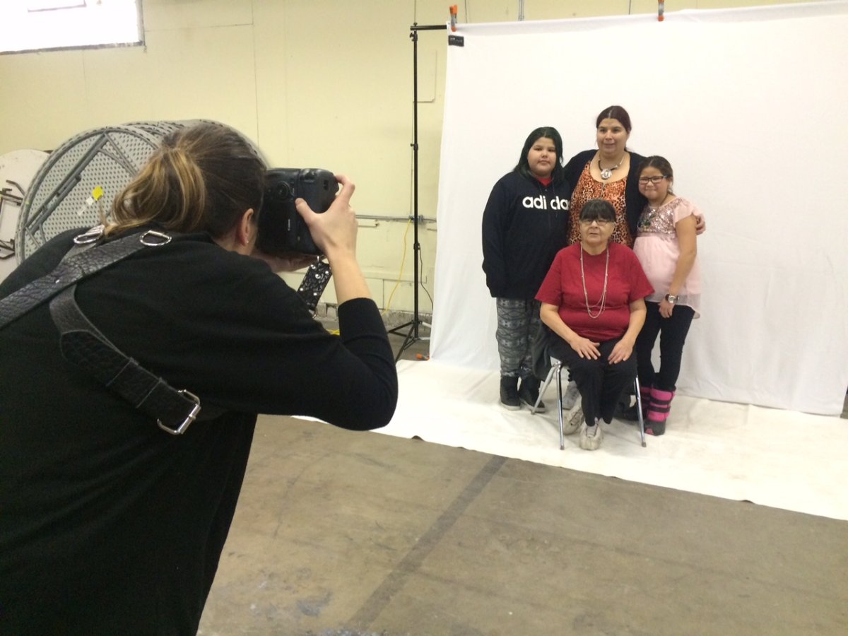 Siloam Mission guests were able to get free professional photos taken through Help-Portrait. December 5, 2015.