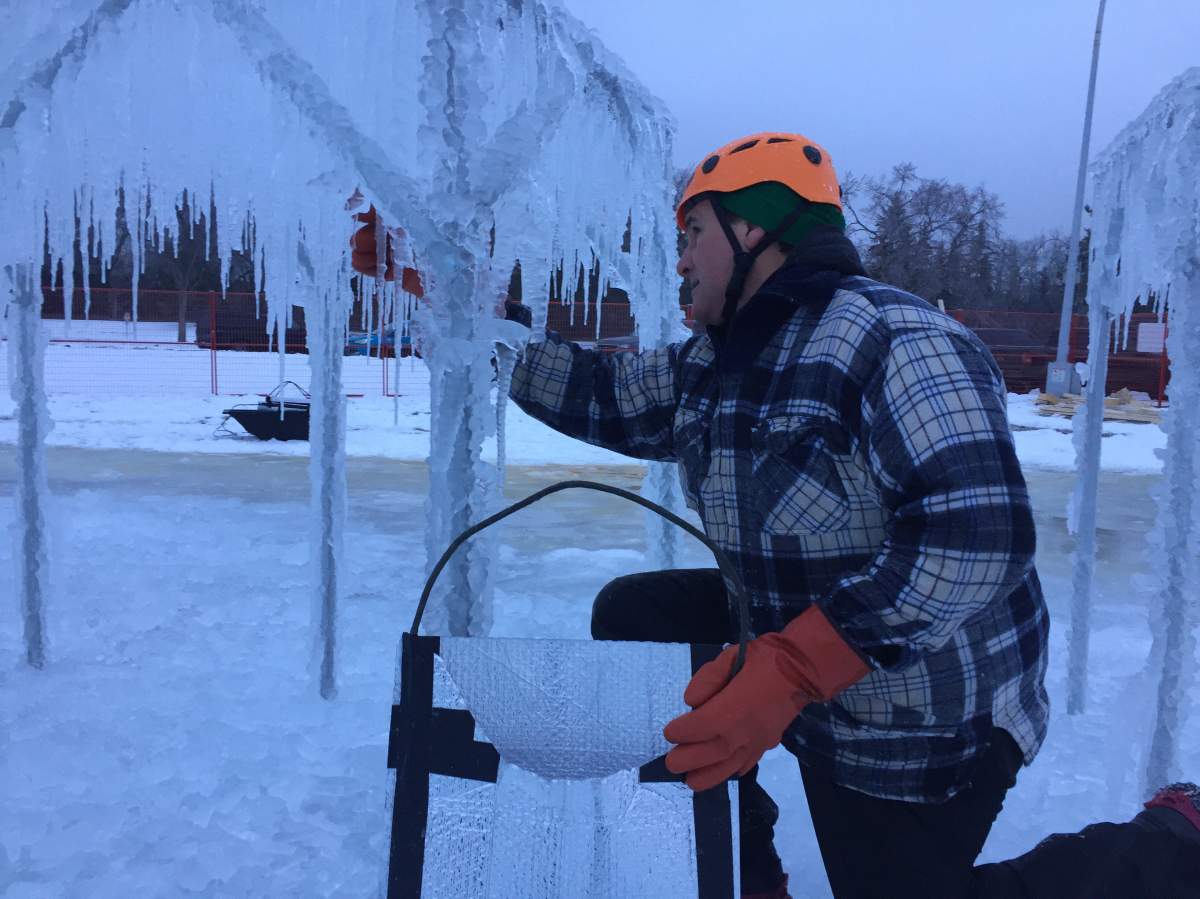 “The temperature is a little bit cooler in the park. It’s near the river, in the valley, and it’s also not right in the centre of the city where the concrete and buildings radiate heat. So we are a few degrees cooler down here than what the forecast tells us.”