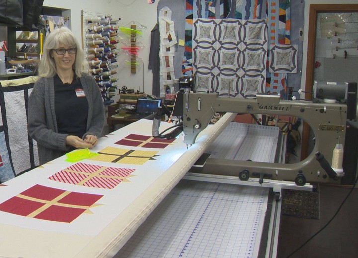 Karen Desparois at her office.