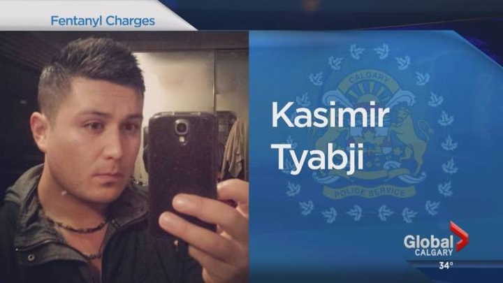 Kasimir Tyabji-Sandana is charged with smuggling fentanyl into Canada.