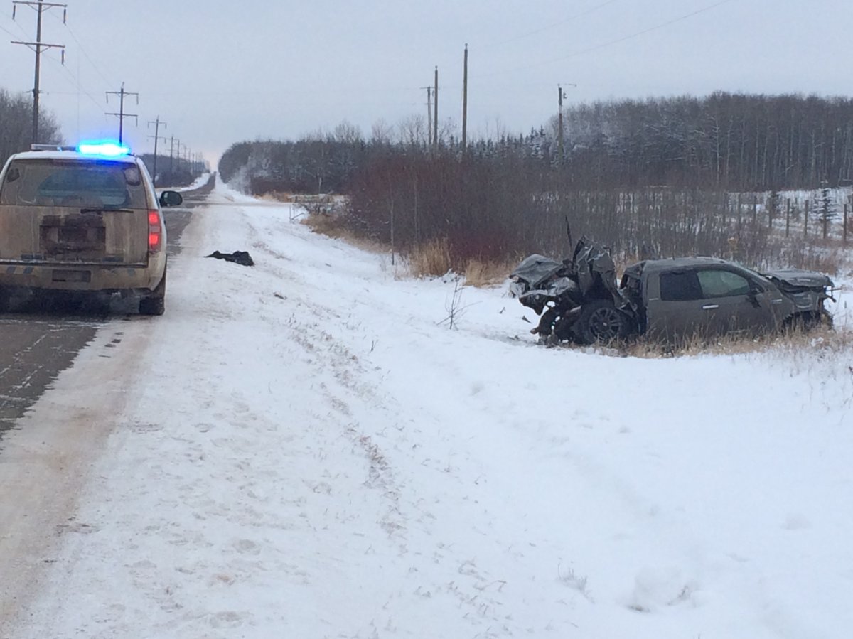 A man has been flown to hospital by STARS after a crash east of Beaumont.