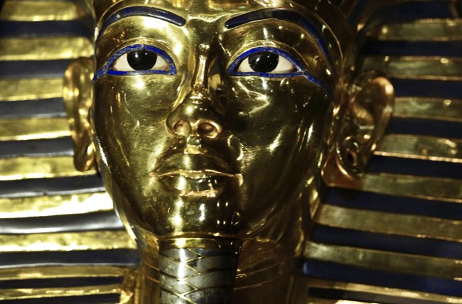 Antiquities Minister Mamdouh el-Damaty says the famed golden burial mask has been fixed, over a year after the beard was accidentally knocked off and hastily glued back with epoxy. A German-Egyptian team began the restoration work in October.